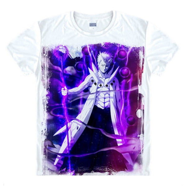 Kakashi Gaara T Shirt Naruto Sasuke T-shirt One Piece Anime Tee Shirt 3D Cartoon Print Short Sleeve School Classmate Cute Wear