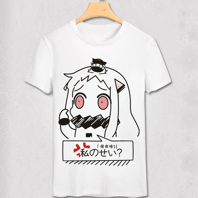 Kantai Collection anime T shirt Unique party swag anime T-shirt Bro Geek Original Hipster Comic tshirt marvel white homme shirt