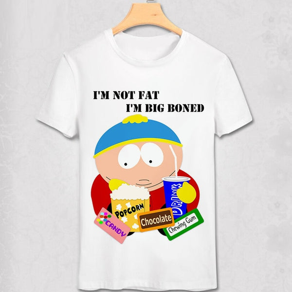 South Park T Shirt New York Geek Funny Design T-shirt Stan Marsh Kenny Diy Cartoon Short Sleeve O Neck Tees