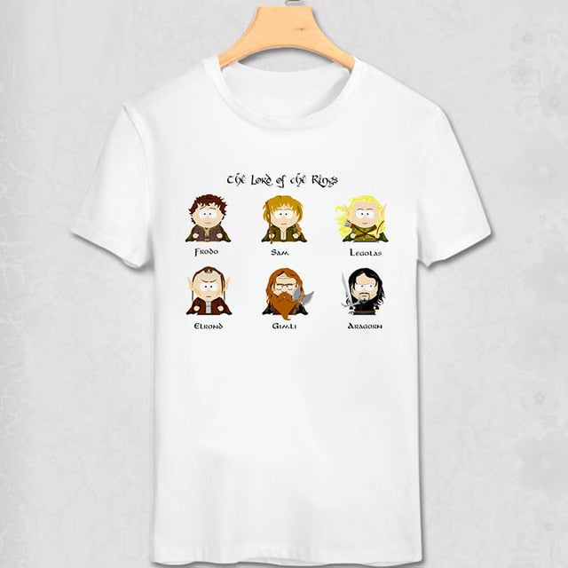 South Park T Shirt New York Geek Funny Design T-shirt Stan Marsh Kenny Diy Cartoon Short Sleeve O Neck Tees