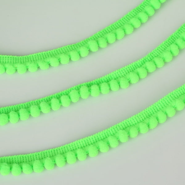 5 Yards Pom Pom 10mm Mini Pompom Trim Ball Fringe Ribbon DIY Sewing Accessory Lace For Home Wedding Decoration
