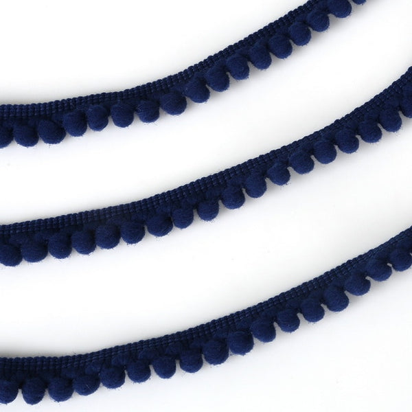 5 Yards Pom Pom 10mm Mini Pompom Trim Ball Fringe Ribbon DIY Sewing Accessory Lace For Home Wedding Decoration