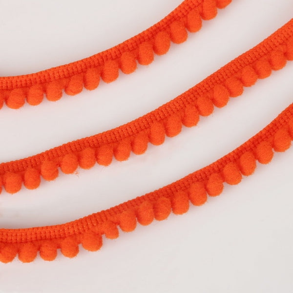 5 Yards Pom Pom 10mm Mini Pompom Trim Ball Fringe Ribbon DIY Sewing Accessory Lace For Home Wedding Decoration