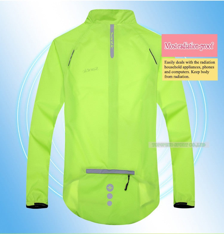 Santic Men Cycling Jacket UPF30+ Bicycle Bike Rain Jacket Raincoat Long Sleeve Outdoor Sport Windproof Cycling Clothing Ciclismo