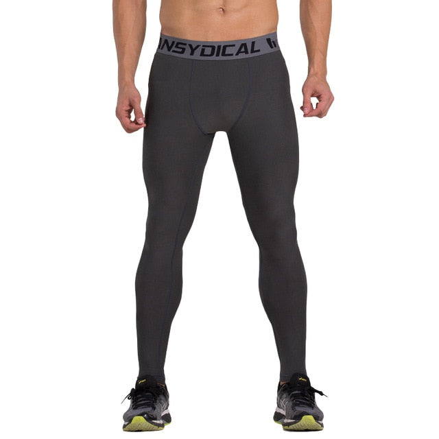 Mens compression pants bodybuilding jogger fitness exercise skinny leggings comperssion tights pants trousers clothes clothing