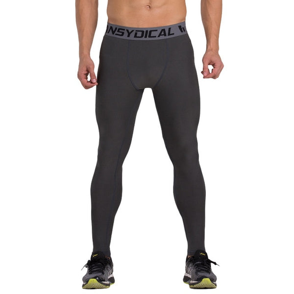 Mens compression pants bodybuilding jogger fitness exercise skinny leggings comperssion tights pants trousers clothes clothing