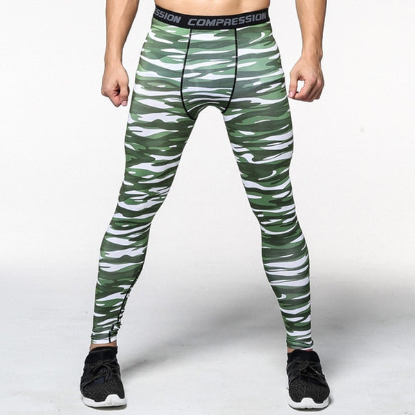 Mens compression pants bodybuilding jogger fitness exercise skinny leggings comperssion tights pants trousers clothes clothing