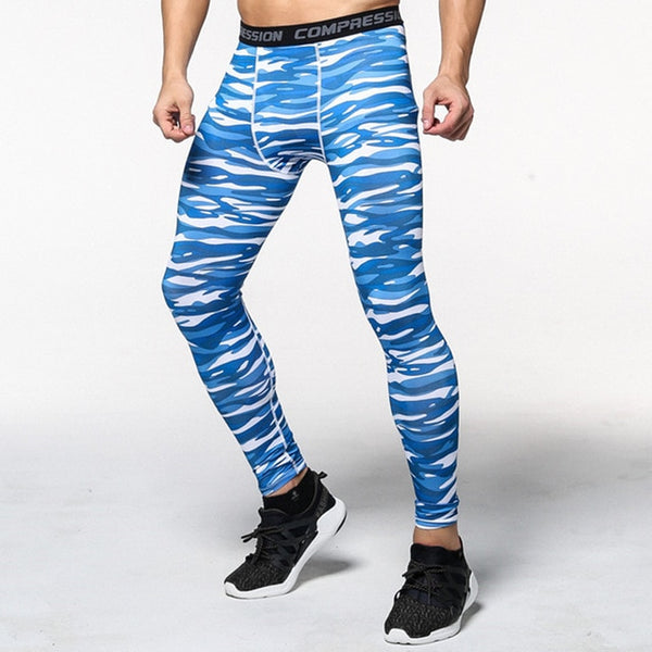 Mens compression pants bodybuilding jogger fitness exercise skinny leggings comperssion tights pants trousers clothes clothing