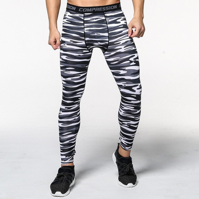 Mens compression pants bodybuilding jogger fitness exercise skinny leggings comperssion tights pants trousers clothes clothing
