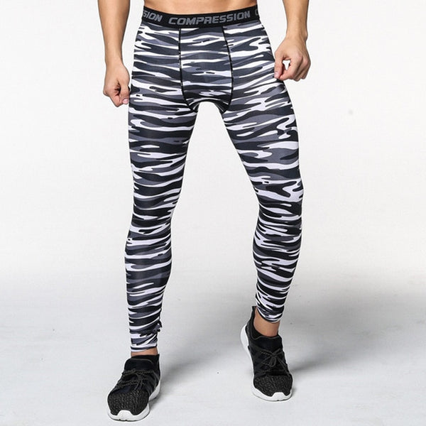 Mens compression pants bodybuilding jogger fitness exercise skinny leggings comperssion tights pants trousers clothes clothing