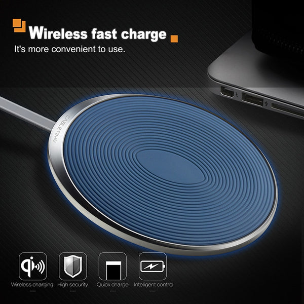 CABLETIME Wireless Charger for iphone X/8 Samsung S9/S8 USB Charger Pad 10W Fast Phone Wireless Charger Quick Charge N104