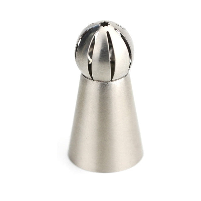 5 Styles Russian Piping Nozzle Sphere Ball Icing Confectionary Pastry Tips Sugar Craft Cupcake Decorator Kitchen Bakeware Tools