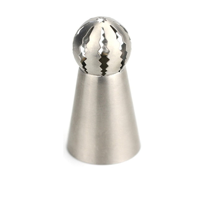 5 Styles Russian Piping Nozzle Sphere Ball Icing Confectionary Pastry Tips Sugar Craft Cupcake Decorator Kitchen Bakeware Tools