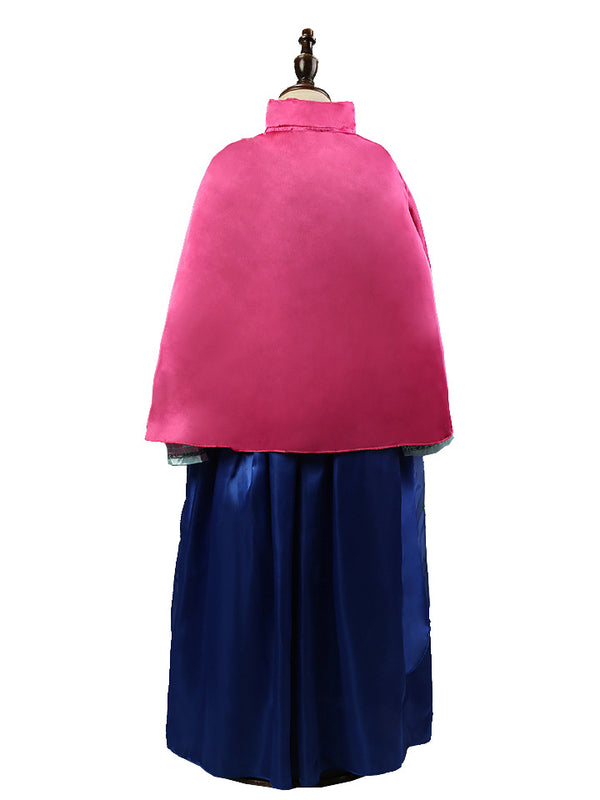 Queen Elsa Dresses Elsa Elza Costumes Princess Anna Dress for Girls Party Vestidos Fantasia Kids Girls Clothing Elsa Set