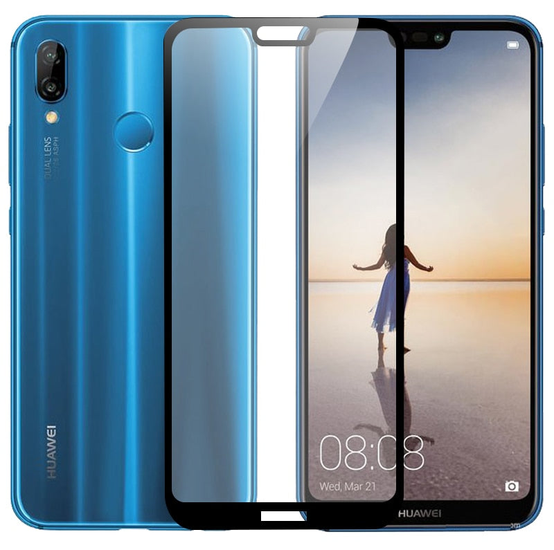3D Tempered Glass For Huawei P20 Lite Full Cover 9H Protective film Explosion-proof Screen Protector For Huawei P20 Lite P20Lite