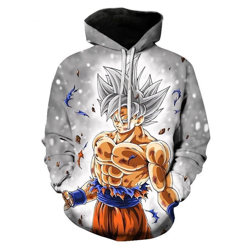 Cartoon hoodie seven dragon ball Z pocket hooded sweatshirt sleeves for men and women wearing a new hoodies Asian size s-6xl.