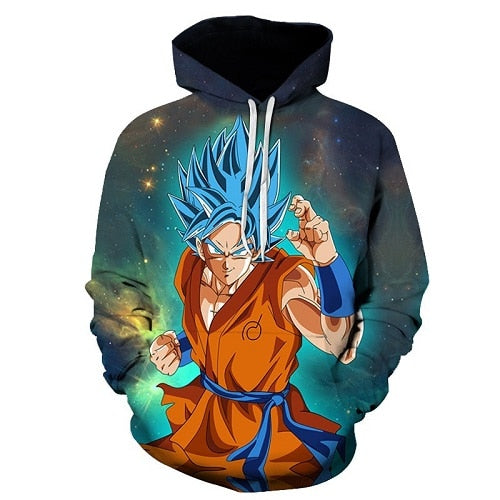 Cartoon hoodie seven dragon ball Z pocket hooded sweatshirt sleeves for men and women wearing a new hoodies Asian size s-6xl.