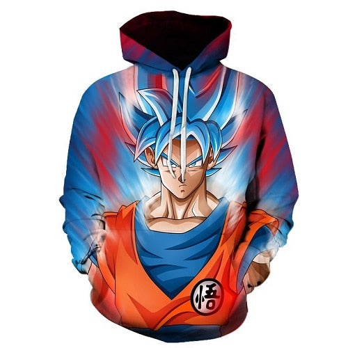 Cartoon hoodie seven dragon ball Z pocket hooded sweatshirt sleeves for men and women wearing a new hoodies Asian size s-6xl.