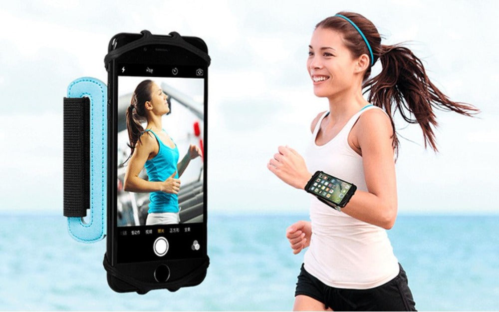 SzBlaZe Professional Rotatable Running Bag Wrist Band Arm cell phones Holder Sport pocket accessories For Gym Fitness Jogging