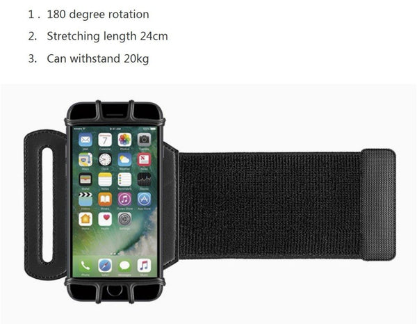 SzBlaZe Professional Rotatable Running Bag Wrist Band Arm cell phones Holder Sport pocket accessories For Gym Fitness Jogging