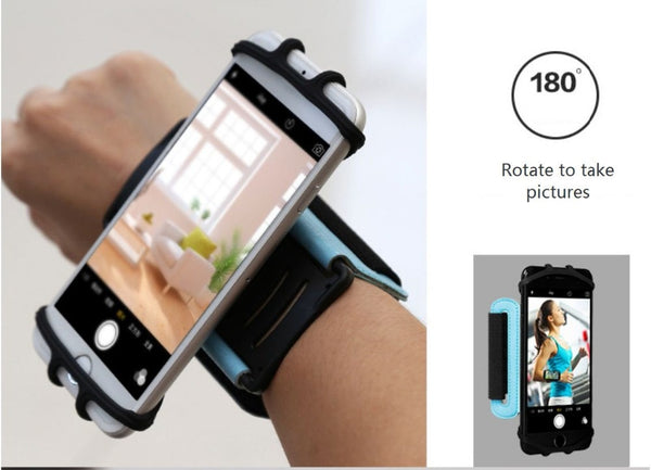 SzBlaZe Professional Rotatable Running Bag Wrist Band Arm cell phones Holder Sport pocket accessories For Gym Fitness Jogging