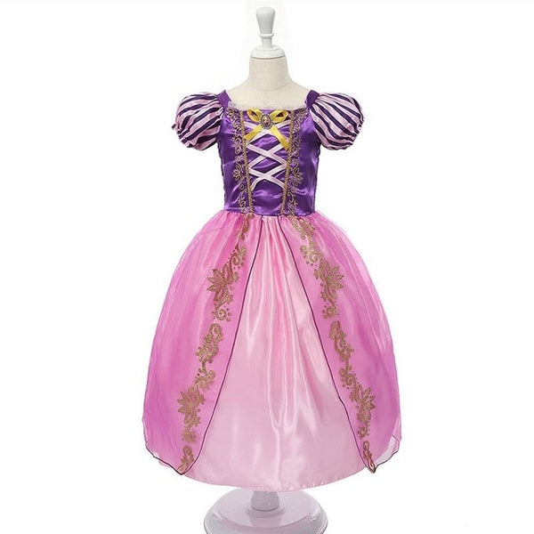 Baby Girls Dress Christmas Anna Elsa Cosplay Costume Summer Dresses Girl Princess Elsa Dress for Birthday Party Vestidos Menina