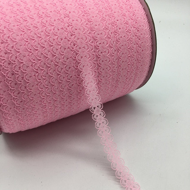 10yards/lot 5/8" (15mm) Lace Ribbon Bilateral Handicrafts Embroidered Net Lace Trim Fabric Ribbon DIY Sewing Skirt Accessories
