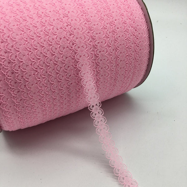 10yards/lot 5/8" (15mm) Lace Ribbon Bilateral Handicrafts Embroidered Net Lace Trim Fabric Ribbon DIY Sewing Skirt Accessories