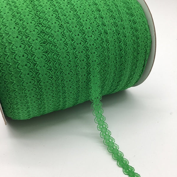 10yards/lot 5/8" (15mm) Lace Ribbon Bilateral Handicrafts Embroidered Net Lace Trim Fabric Ribbon DIY Sewing Skirt Accessories