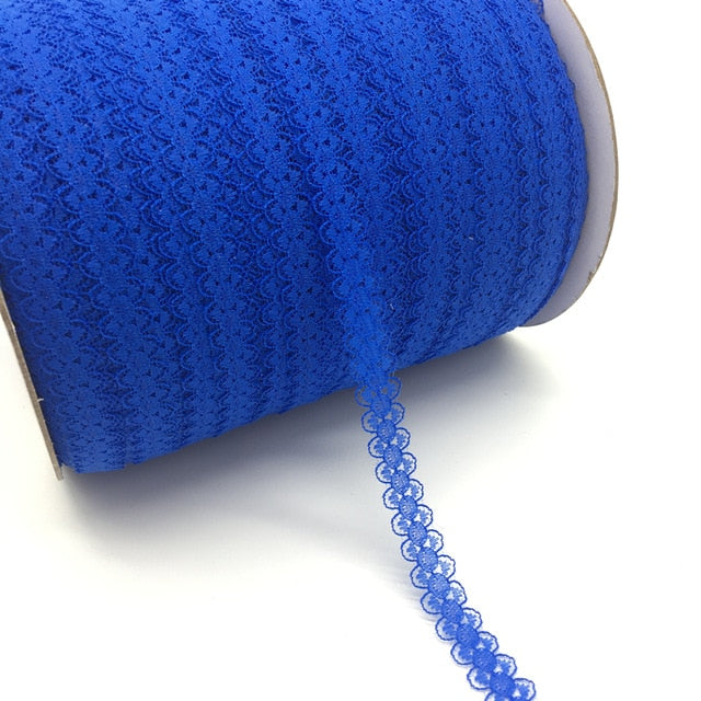 10yards/lot 5/8" (15mm) Lace Ribbon Bilateral Handicrafts Embroidered Net Lace Trim Fabric Ribbon DIY Sewing Skirt Accessories
