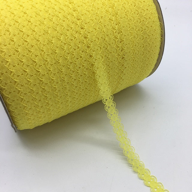 10yards/lot 5/8" (15mm) Lace Ribbon Bilateral Handicrafts Embroidered Net Lace Trim Fabric Ribbon DIY Sewing Skirt Accessories