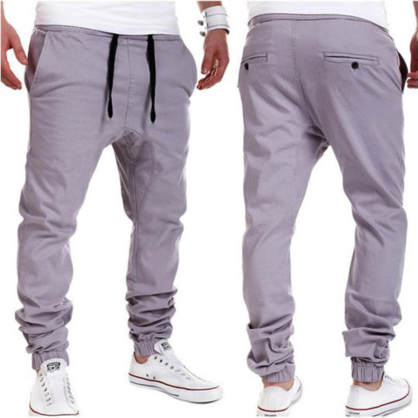 2019 Men Urban Pants Casual Elastic Cotton Mens Fitness Workout Pants Skinny Sweatpants Trousers Jogger Pants Plus Size 4XL