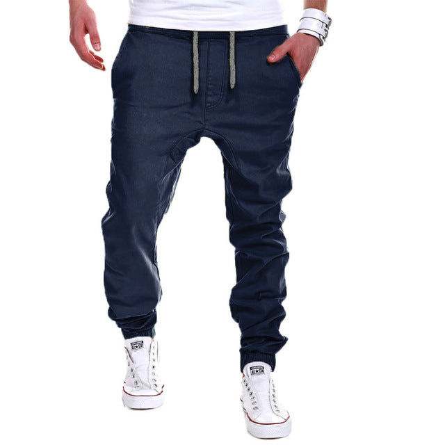 2019 Men Urban Pants Casual Elastic Cotton Mens Fitness Workout Pants Skinny Sweatpants Trousers Jogger Pants Plus Size 4XL