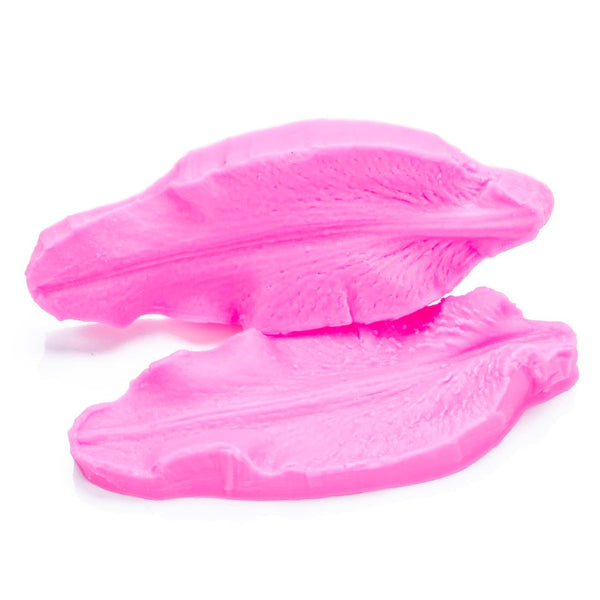 Lily Flower Leaf Embosser Printing Chocolate Wedding Decoration Silicone Mold Baking Fondant Sugar Process Kitchen Baking F-1014