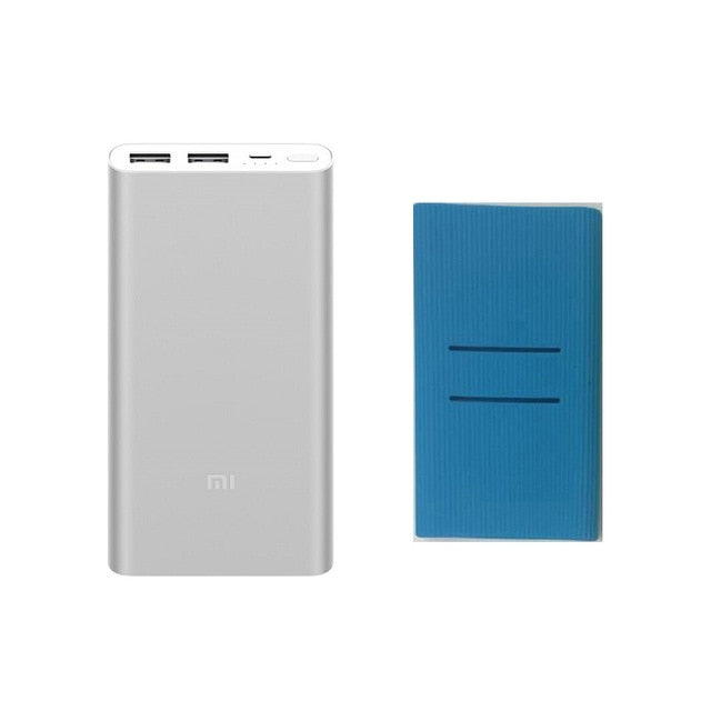 2018 Original Xiaomi Mi Power Bank 2 10000 mAh Dual USB Output 18W Quick Charge 10000mAh Powerbank External Battery Pack