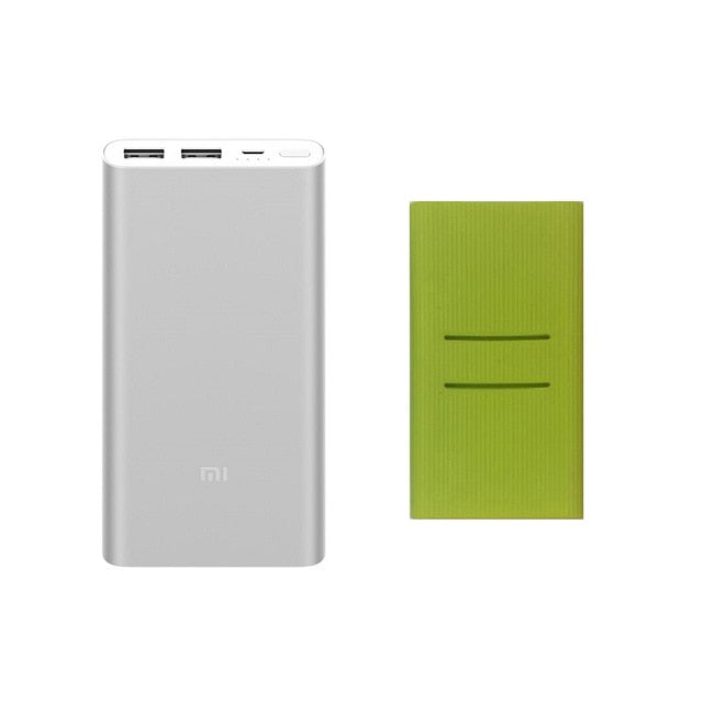 2018 Original Xiaomi Mi Power Bank 2 10000 mAh Dual USB Output 18W Quick Charge 10000mAh Powerbank External Battery Pack
