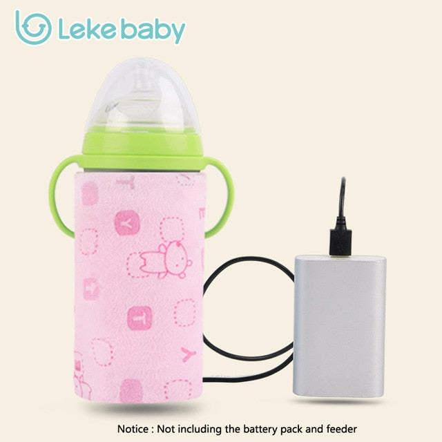Lekebaby insulation thermostat USB Portable Warmer baby bottle warmer baby bottle thermal bag thermo bag for baby bottles