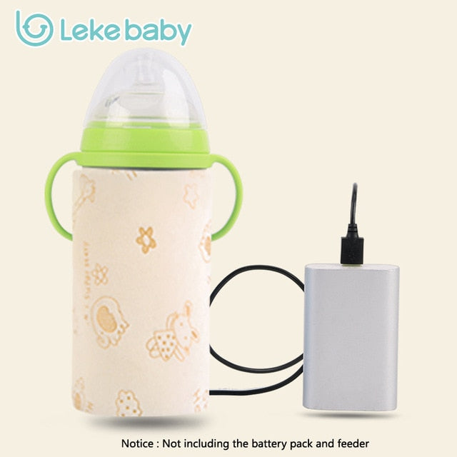 Lekebaby insulation thermostat USB Portable Warmer baby bottle warmer baby bottle thermal bag thermo bag for baby bottles