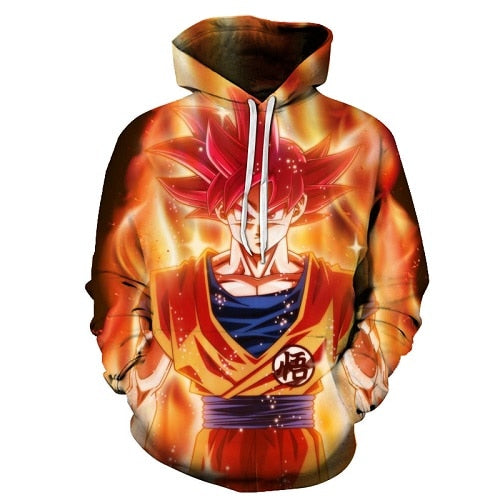 Cartoon hoodie seven dragon ball Z pocket hooded sweatshirt sleeves for men and women wearing a new hoodies Asian size s-6xl.