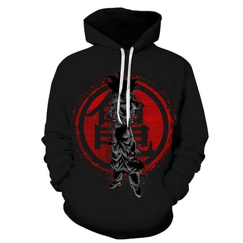 Cartoon hoodie seven dragon ball Z pocket hooded sweatshirt sleeves for men and women wearing a new hoodies Asian size s-6xl.