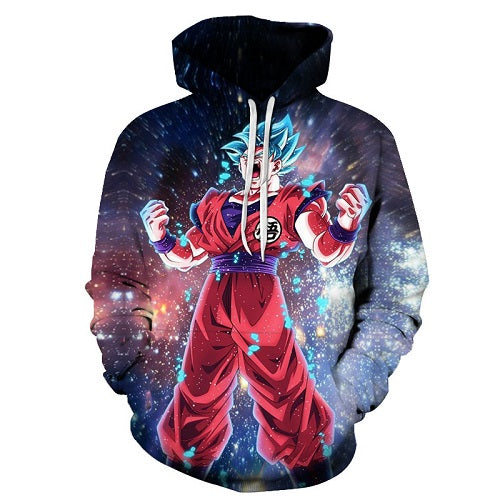 Cartoon hoodie seven dragon ball Z pocket hooded sweatshirt sleeves for men and women wearing a new hoodies Asian size s-6xl.