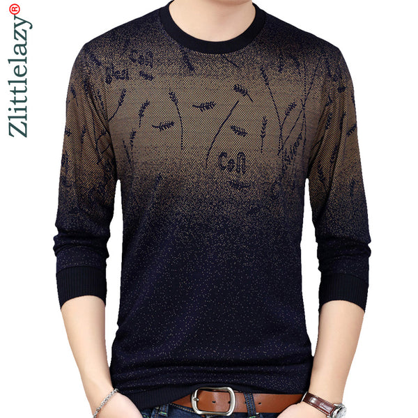 2018 brand casual social ear of wheat pullover men sweater shirt jersey clothing pull sweaters mens fashion male knitwear 251