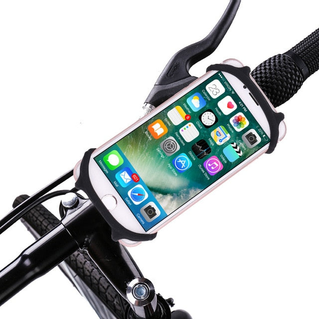 Silicon Bicycle Handlebar Phone Holder High Elasticity For 4-5.5 Inch Mobile Phone Support Bike Accessories Phone Stand