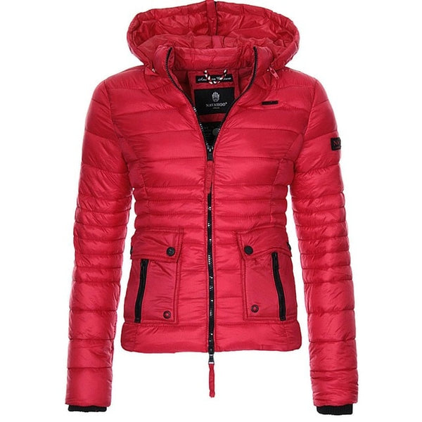ZOGAA Winter Parkas Women's Warmth Coats Puffer Jacket Parka Women Fashion Slim Fit Solid Coat Outwear Women Parkas