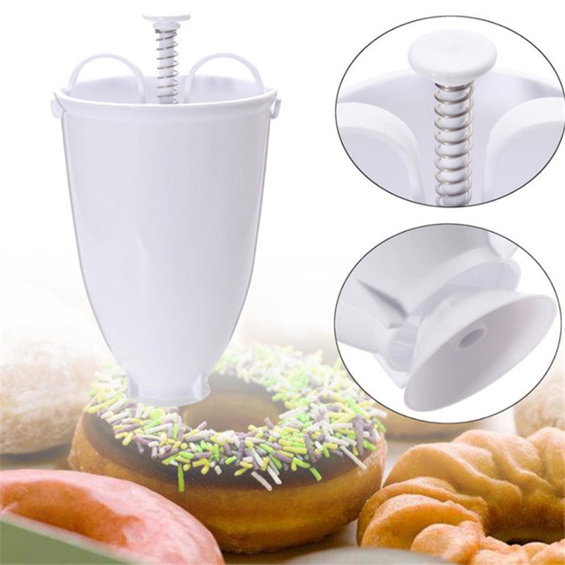 VOGVIGO Donut Making Tool Diy Donut Making Artifact Creative Baking Tools Kitchen Dessert Gadget