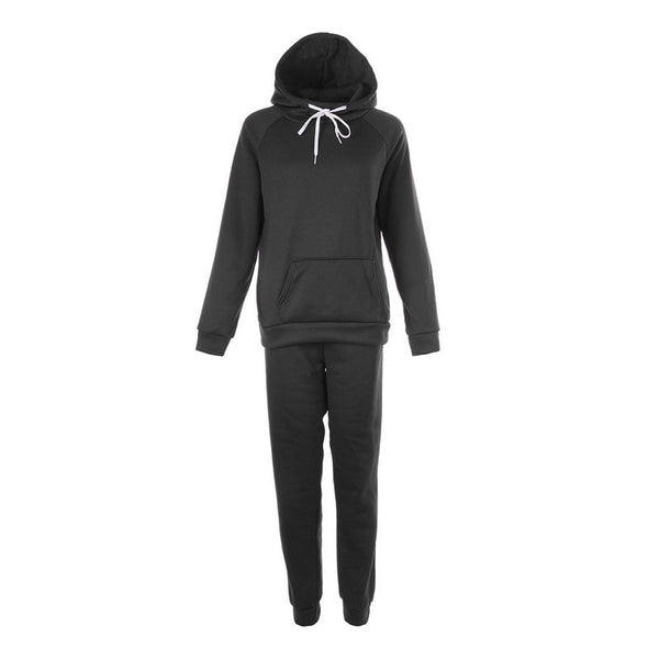 NIBESSER Women Two Piece Sportwear Set Women Winter Autumn Tracksuits Hooded Sweatshirt & Pants Track Suit Hoodie 2 Piece Set