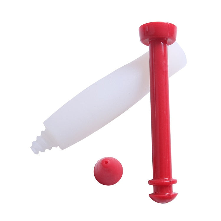 Silicone Pastry Cake Cream Cookie Chocolate Decorating Syringe Plate Paint Pen