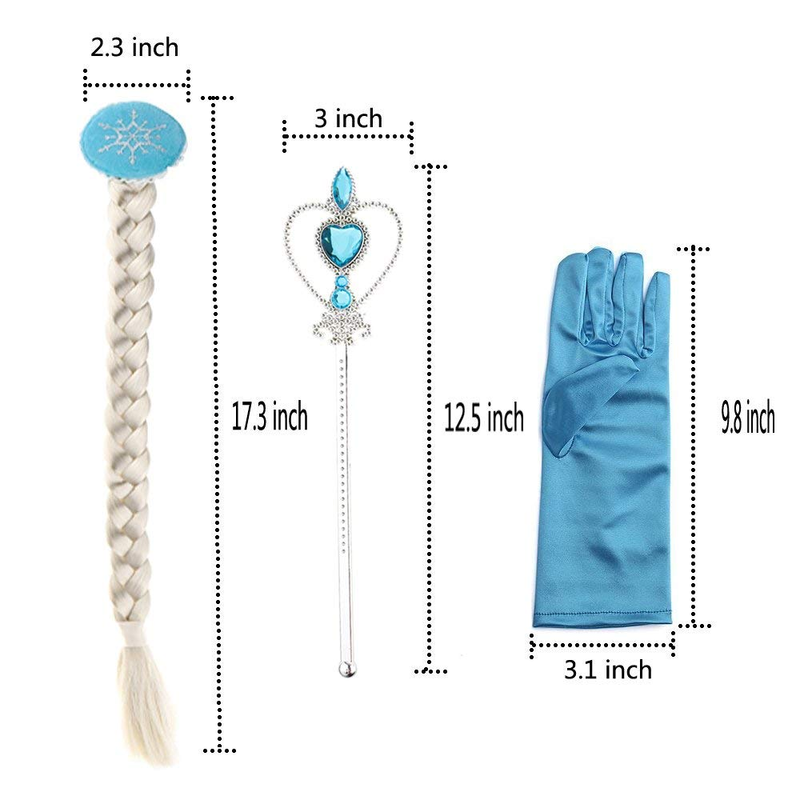Queen Elsa Dresses Elsa Elza Costumes Princess Anna Dress for Girls Party Vestidos Fantasia Kids Girls Clothing Elsa Set