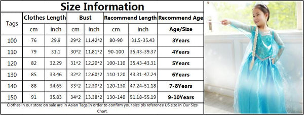 Queen Elsa Dresses Elsa Elza Costumes Princess Anna Dress for Girls Party Vestidos Fantasia Kids Girls Clothing Elsa Set