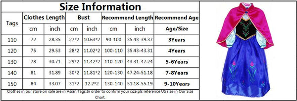 Queen Elsa Dresses Elsa Elza Costumes Princess Anna Dress for Girls Party Vestidos Fantasia Kids Girls Clothing Elsa Set